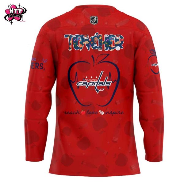 Washington Capitals Teacher Appreciation Night 2025 Hockey Jersey