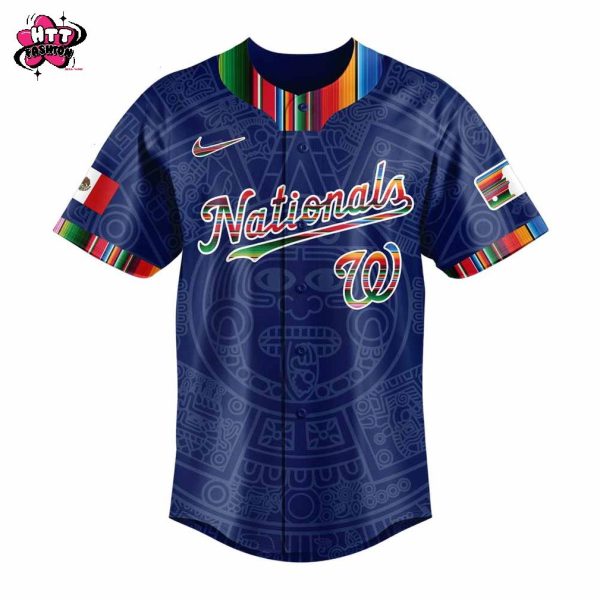 Washington Nationals Mexican Heritage Night 2025 Baseball Jersey