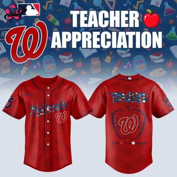 Washington Nationals TEACHER APPRECIATION NIGHT 2025 City Connect Hoodie