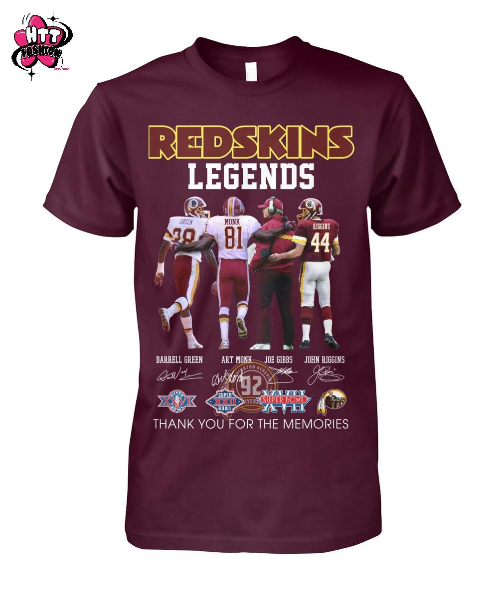 Washington Redskins Thank You For The Memories T-Shirt Washington Redskins Thank You For The Memories T-Shirt