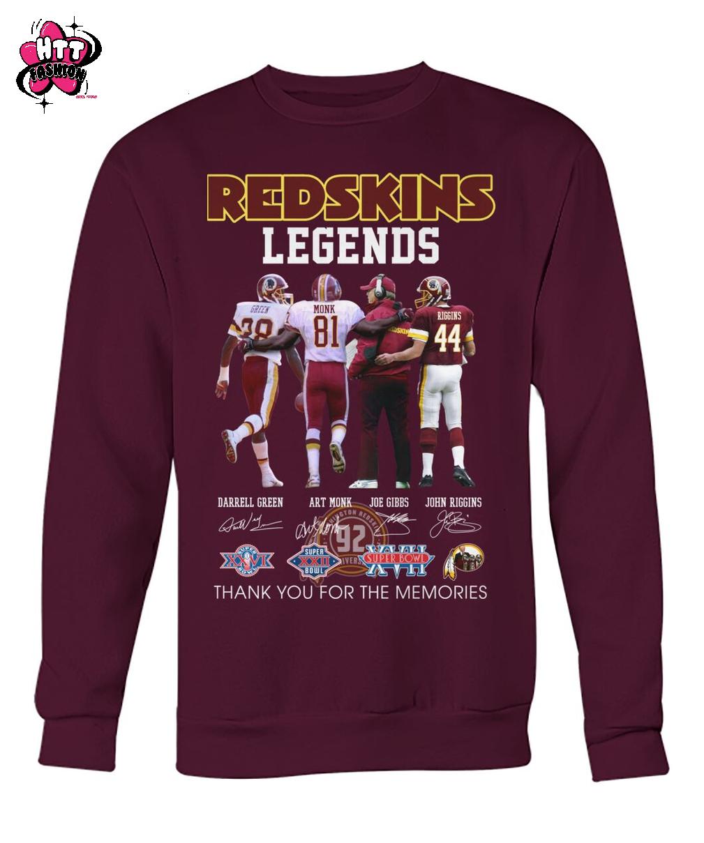 Washington Redskins Thank You For The Memories T-Shirt Washington Redskins Thank You For The Memories T-Shirt
