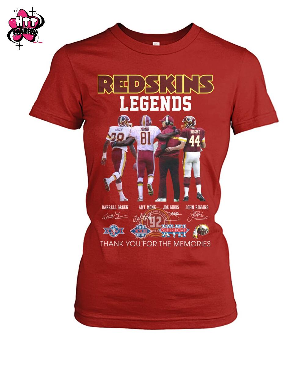 Washington Redskins Thank You For The Memories T-Shirt Washington Redskins Thank You For The Memories T-Shirt