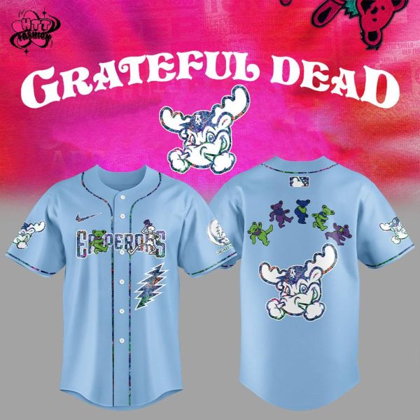 Wilmington Blue Rocks Grateful Dead 60th Anniversary 2025 Baseball Jersey