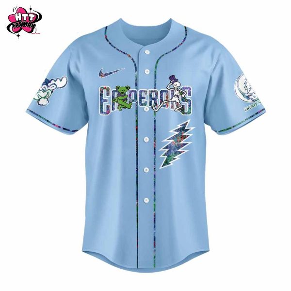 Wilmington Blue Rocks Grateful Dead 60th Anniversary 2025 Baseball Jersey
