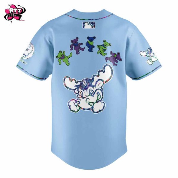 Wilmington Blue Rocks Grateful Dead 60th Anniversary 2025 Baseball Jersey
