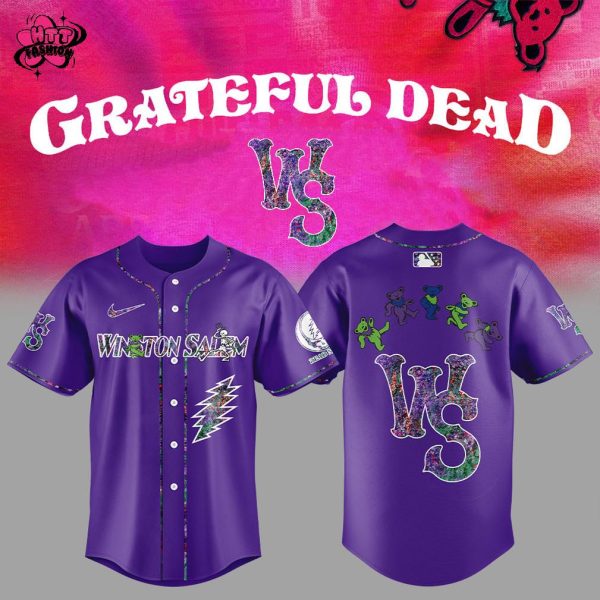 Winston-Salem Dash Grateful Dead 60th Anniversary 2025 Baseball Jersey