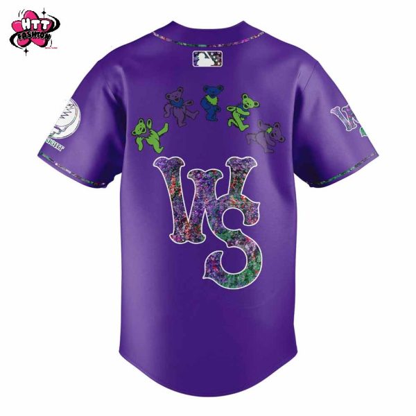 Winston-Salem Dash Grateful Dead 60th Anniversary 2025 Baseball Jersey